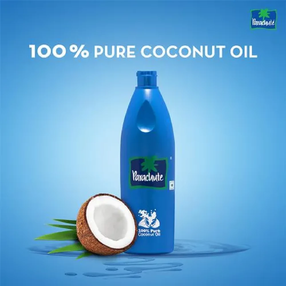 Parachute Coconut Oil - 100percent Pure, 600 ml Bottle-8.webp